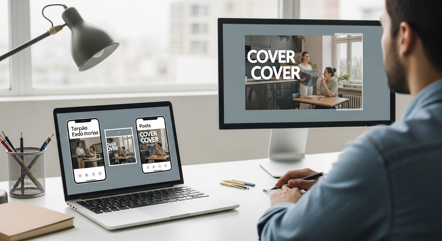 Como pedir versões da mesma imagem para story, postagem e capa