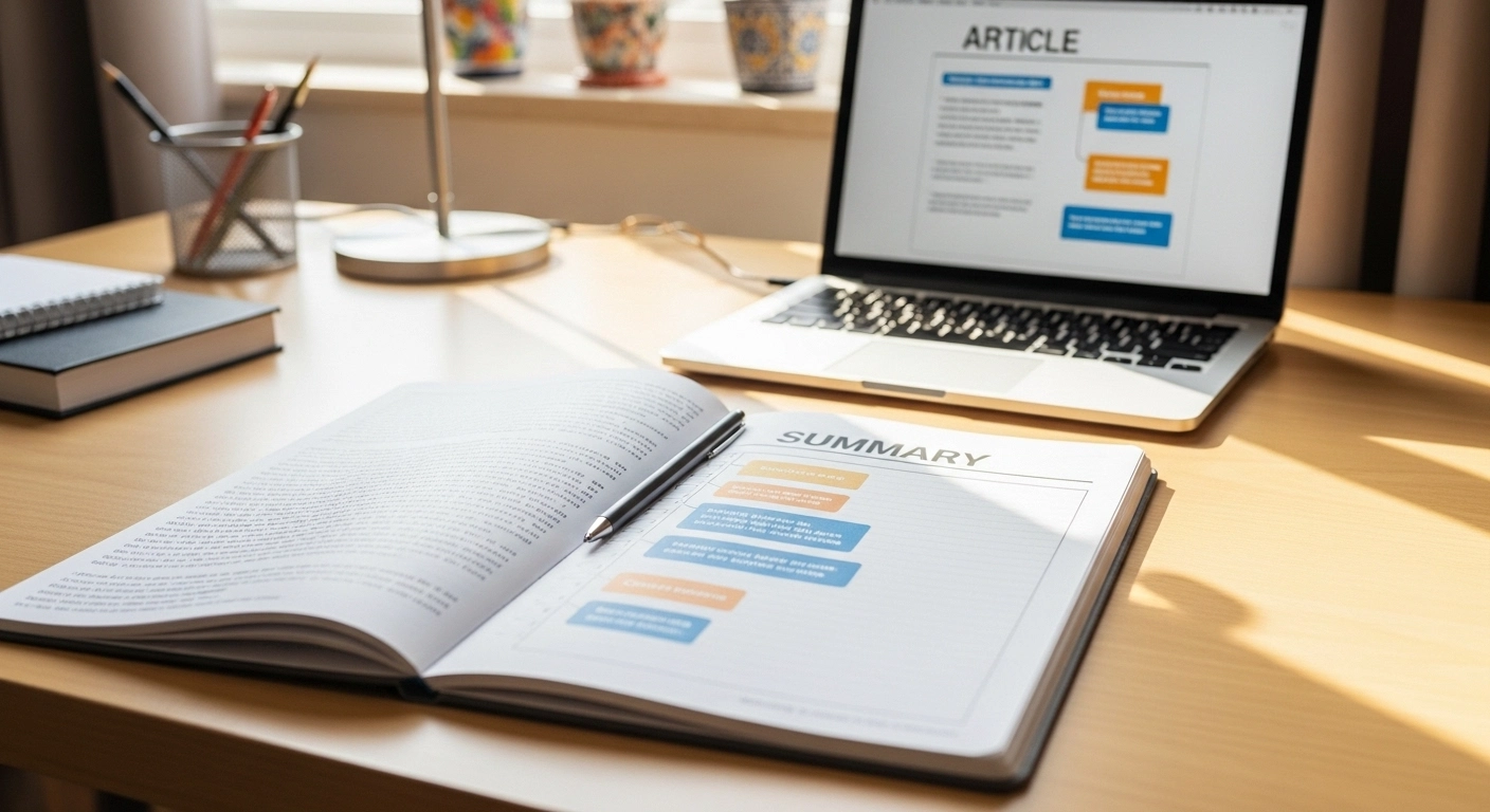 Como usar inteligência artificial para resumir um assunto longo sem cortar o principal