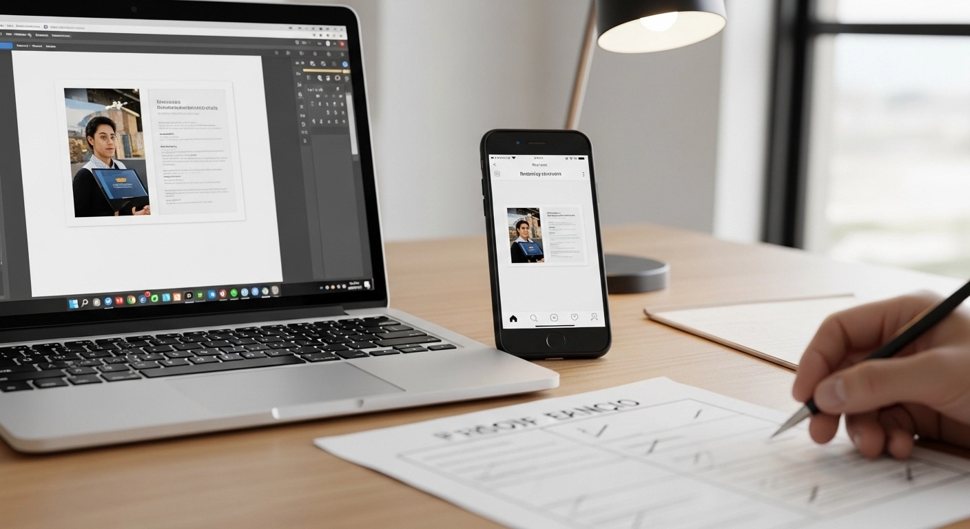 Checklist para revisar imagem gerada antes de postar ou imprimir