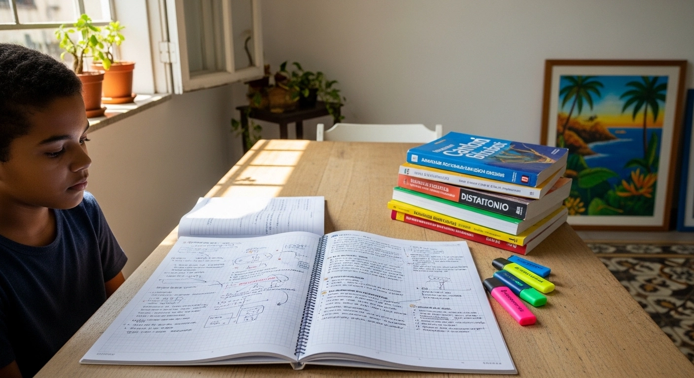 Texto pronto para pedir resumo por matéria com linguagem fácil