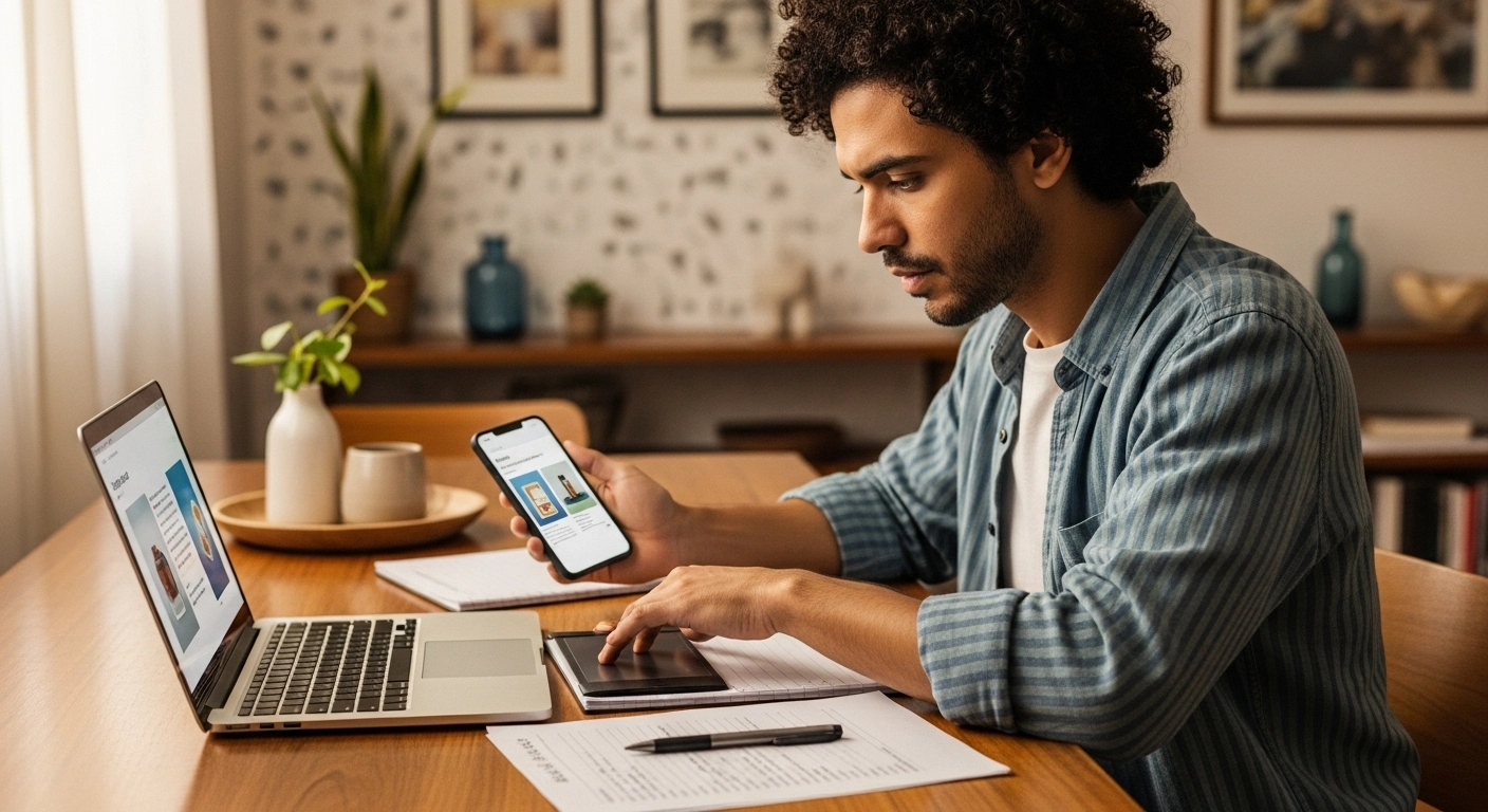 Texto pronto para pedir comparação entre duas opções antes de comprar